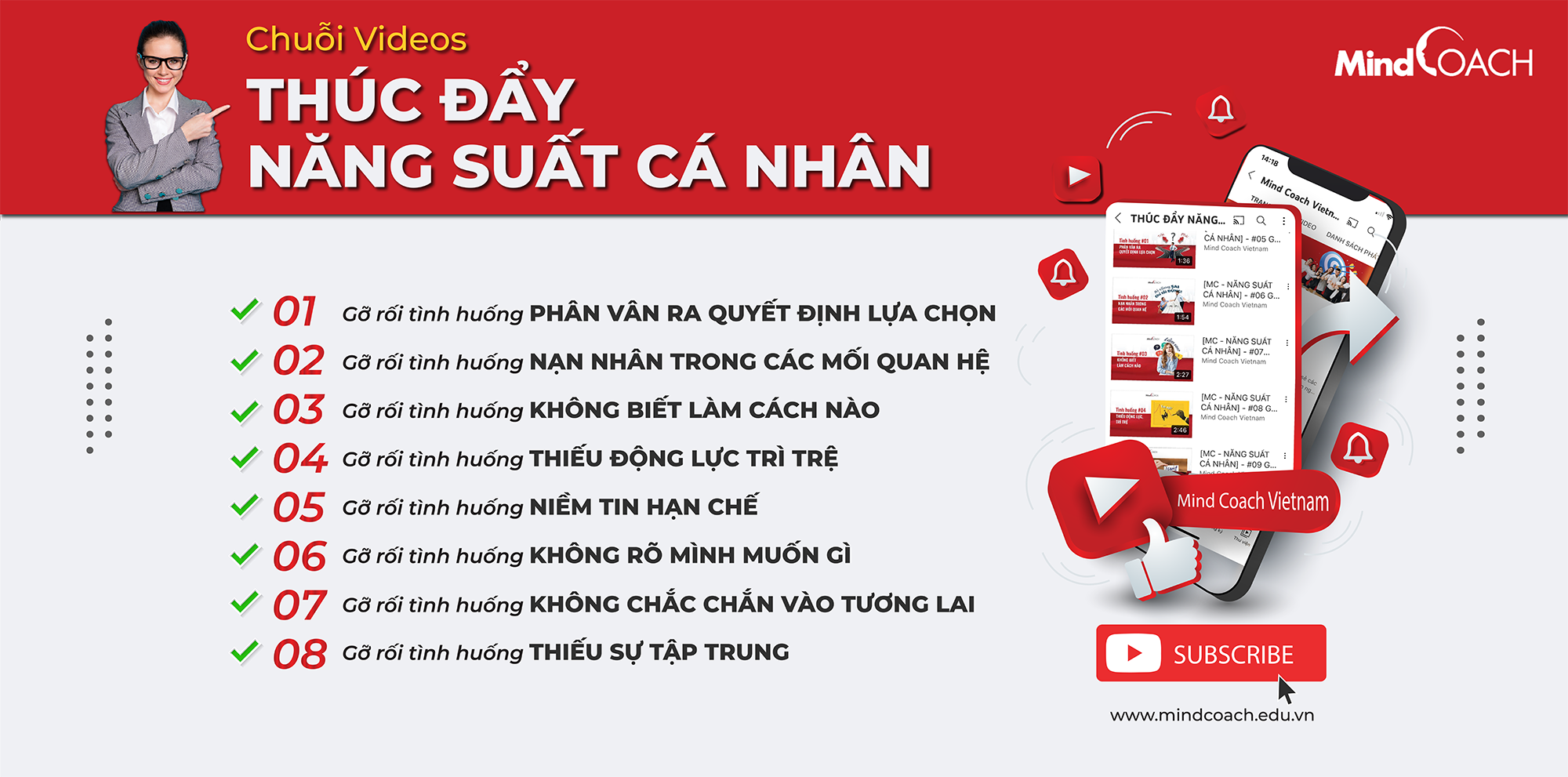 [Quà Tặng] - Chuỗi Videos Thúc Đẩy Năng Suất Cá Nhân